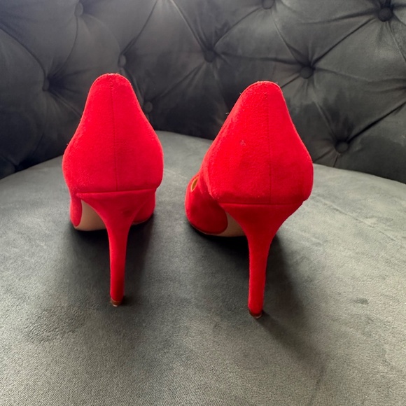 The Kooples red suede heels - added outsoles! - Picture 3 of 6